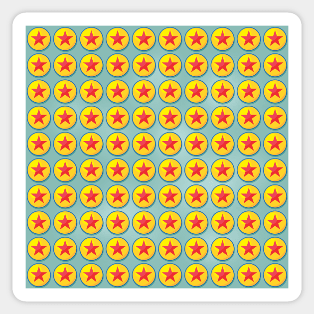 Star Ball Pattern Sticker by DCLawrenceUK